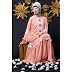 Party wear abaya- Peach